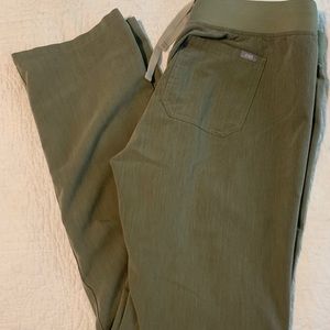 FIGS Heather Green Scrub Pants “Livingston”